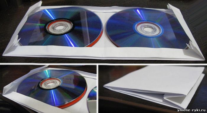 rf из бумаги сделать конверт для дисков