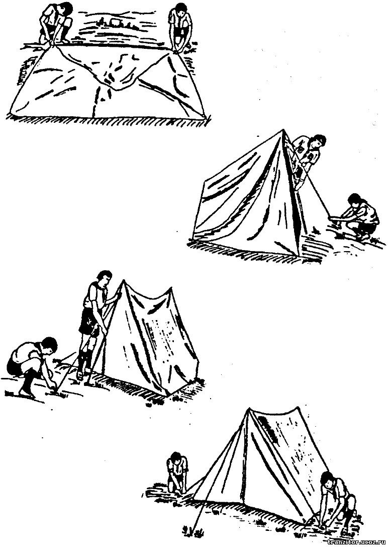 палатку своими руками