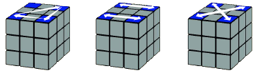 Шаг шестой сборки кубика Рубика